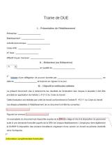 Trame document unique