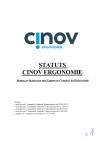 Statuts Cinov ergonomie